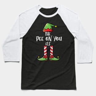 Snarky Sassy Elf Sarcastic Matching Family Christmas Party Baseball T-Shirt